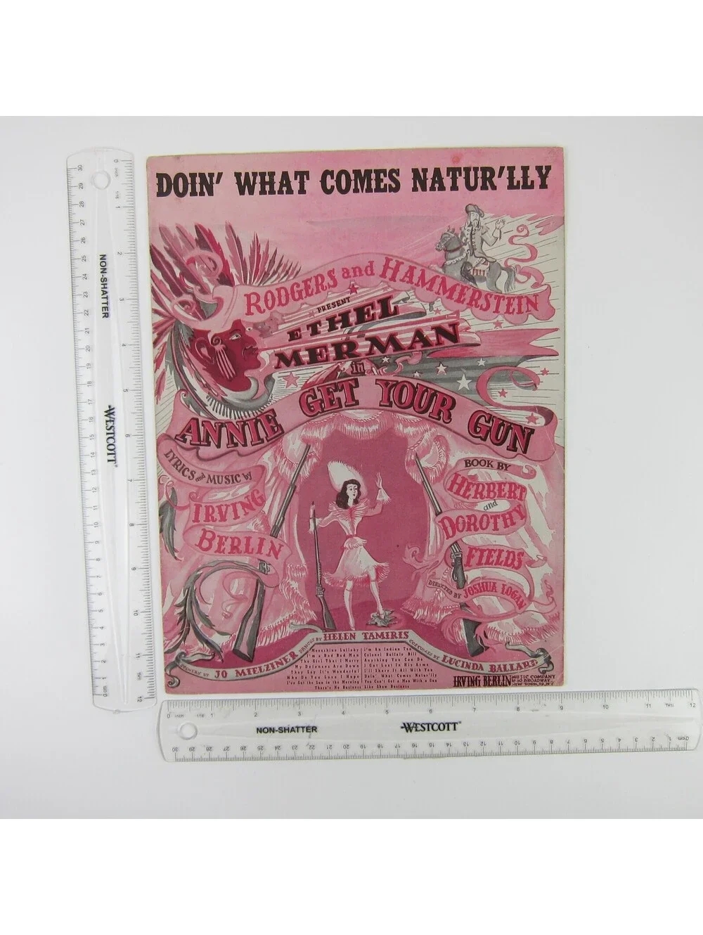 Sheet Music Doin What Comes Naturally Annie Get Your Gun Irving Berlin 1946